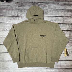 NEW Fear of God Essentials Hoodie Dark Oatmeal SS22